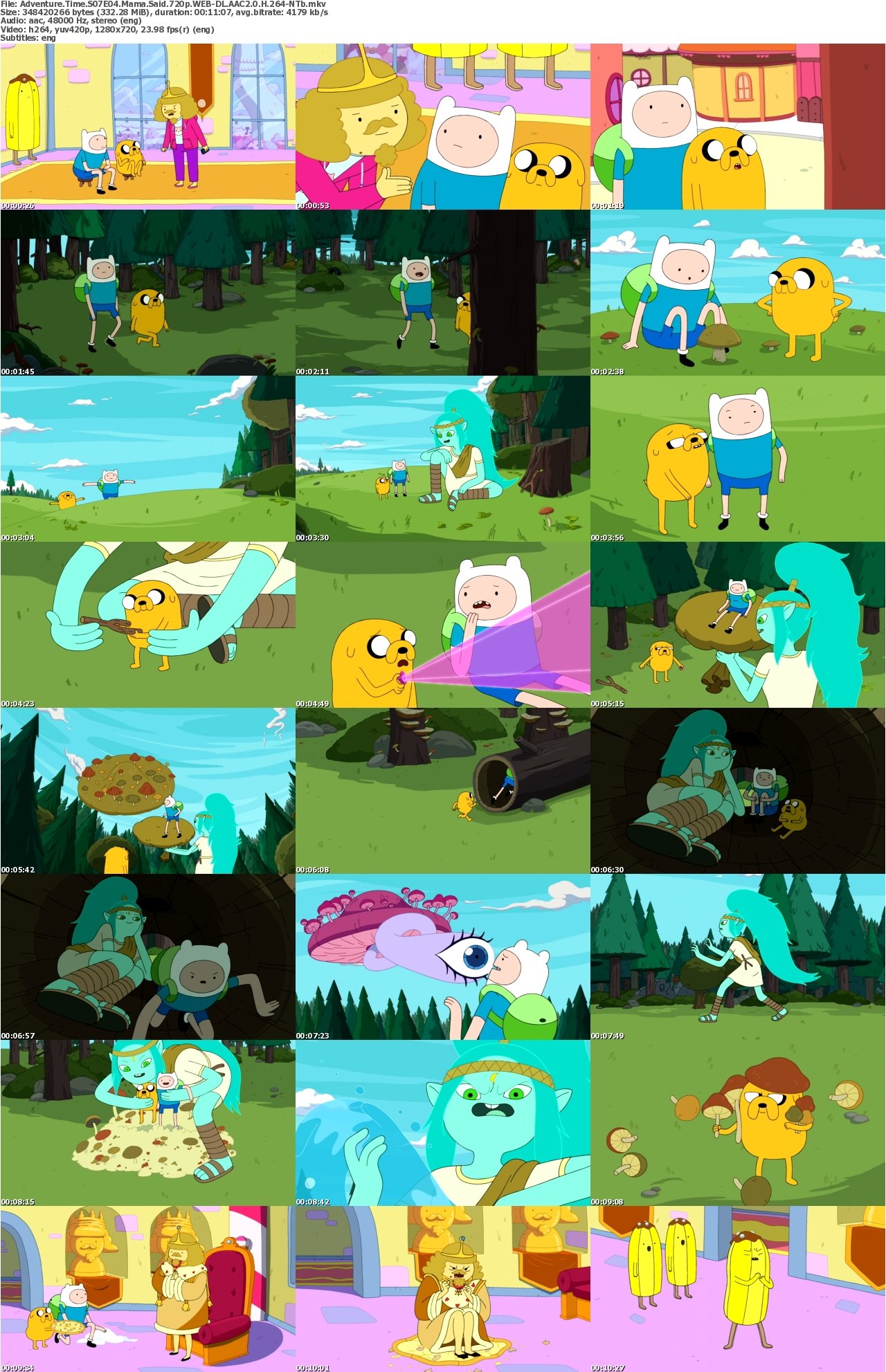 Adventure Time S07E04 Mama Said 720p WEB-DL AAC2 0 H 264-NTb
