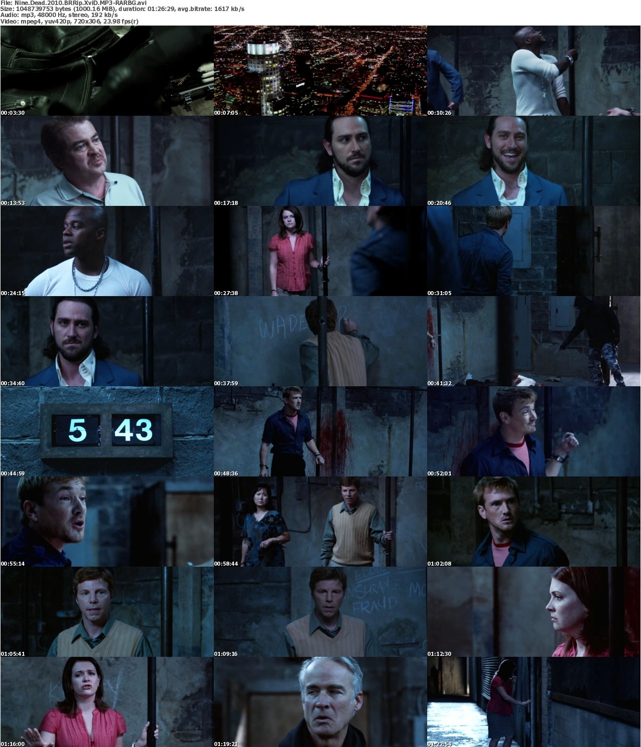 Nine Dead 2010 BRRip XviD MP3-RARBG