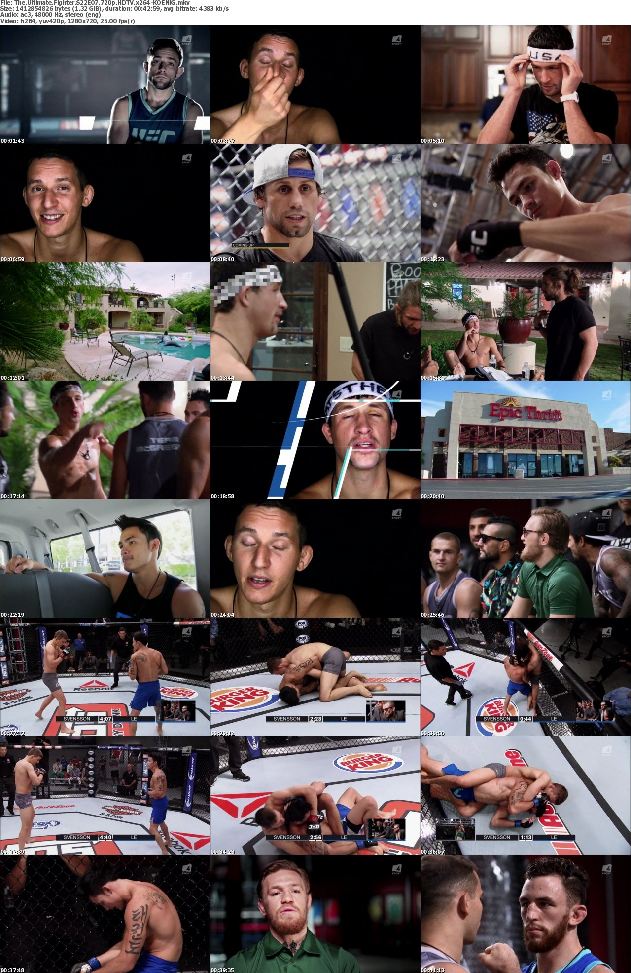 The Ultimate Fighter S22E07 720p HDTV x264-KOENiG