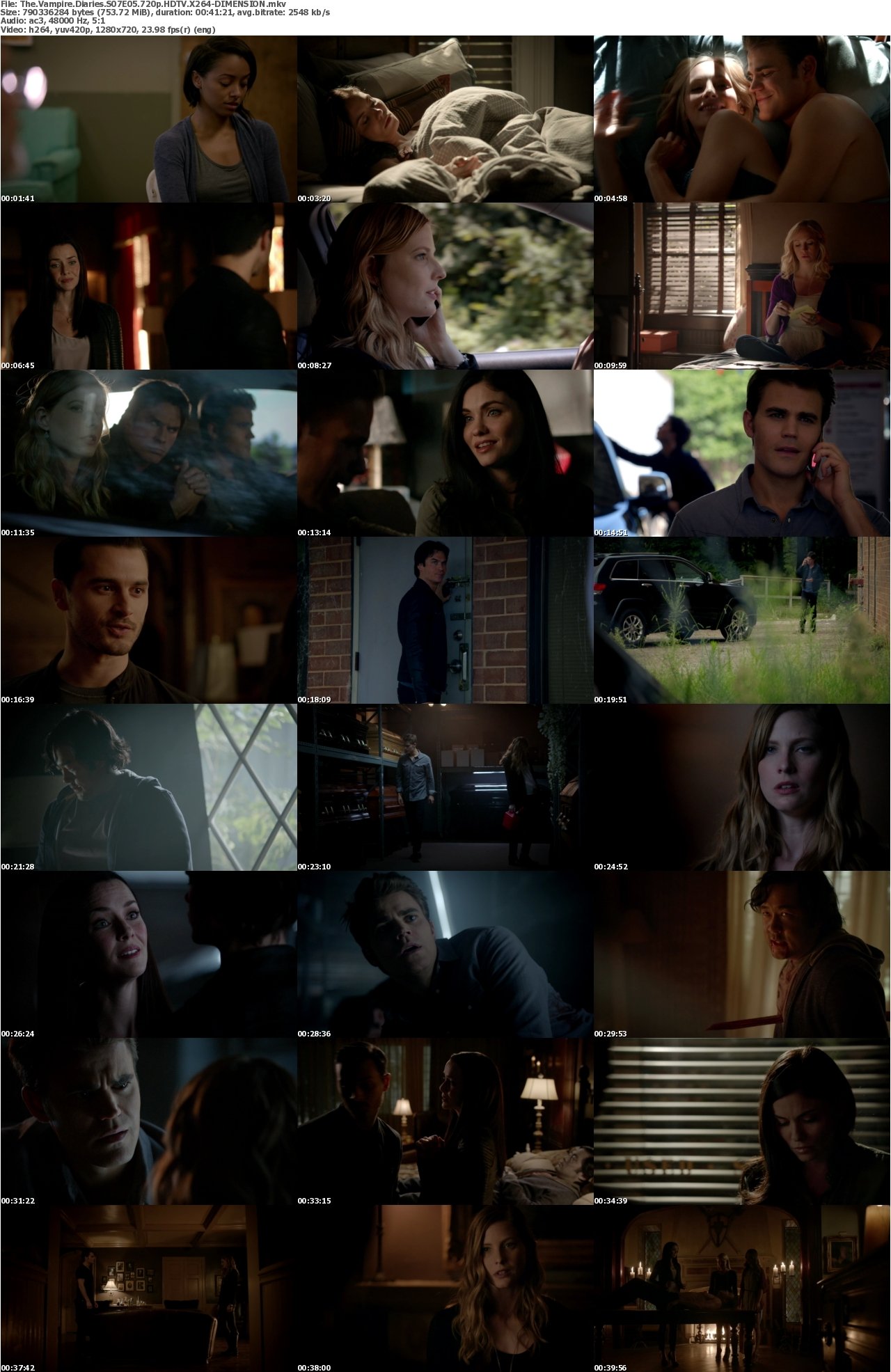 The Vampire Diaries S07E05 720p HDTV X264-DIMENSION