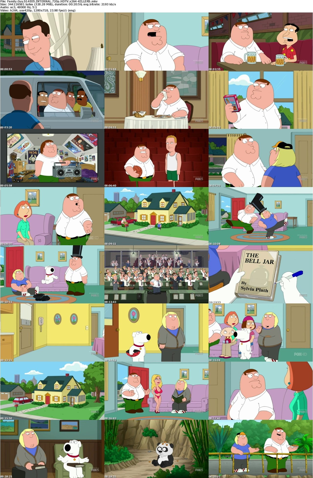 Family Guy S14E05 INTERNAL 720p HDTV x264-KILLERS