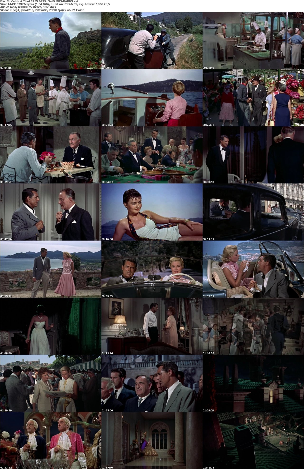 To Catch A Thief 1955 BRRip XviD MP3-RARBG