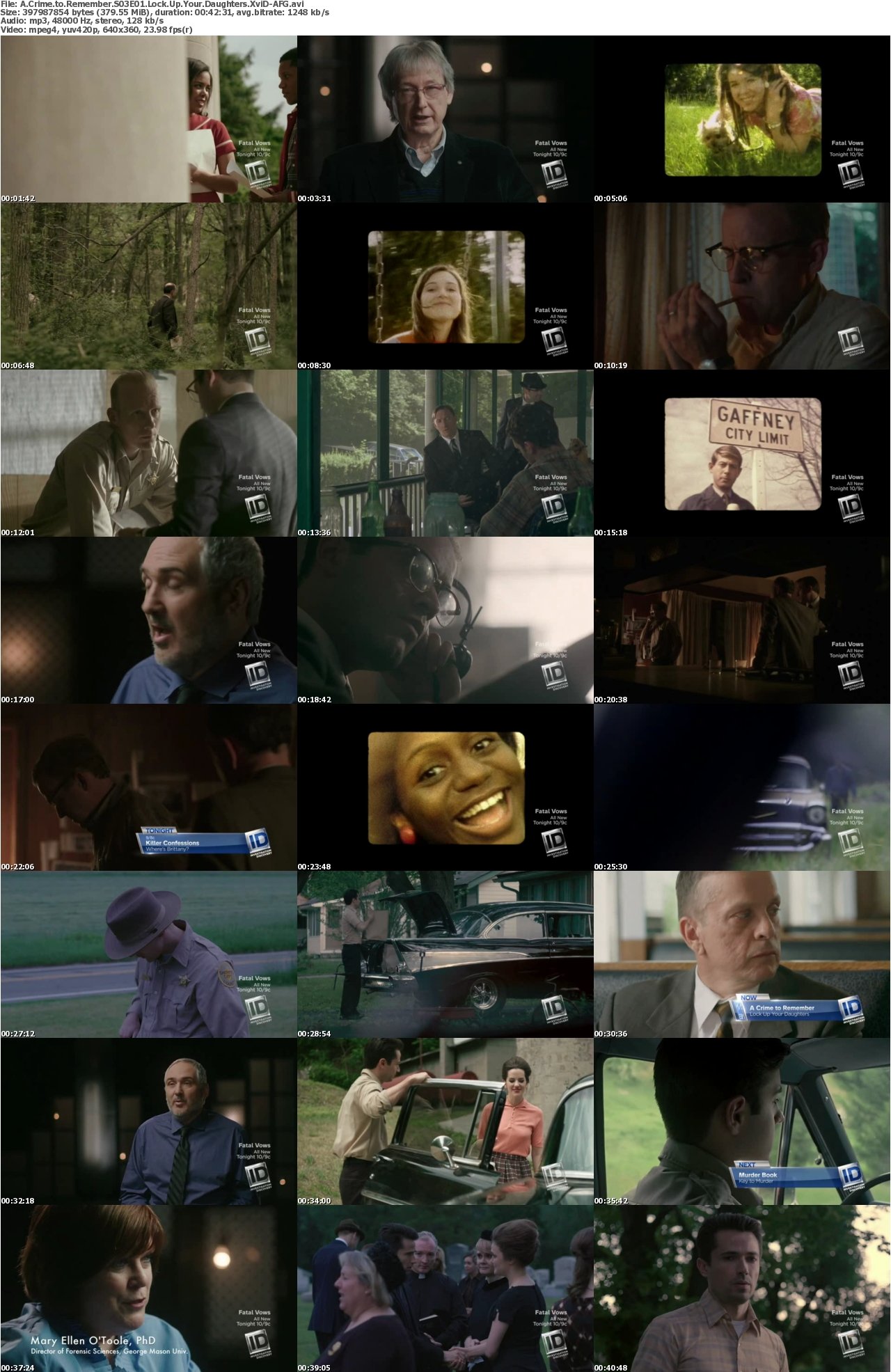 A Crime to Remember S03E01 Lock Up Your Daughters XviD-AFG