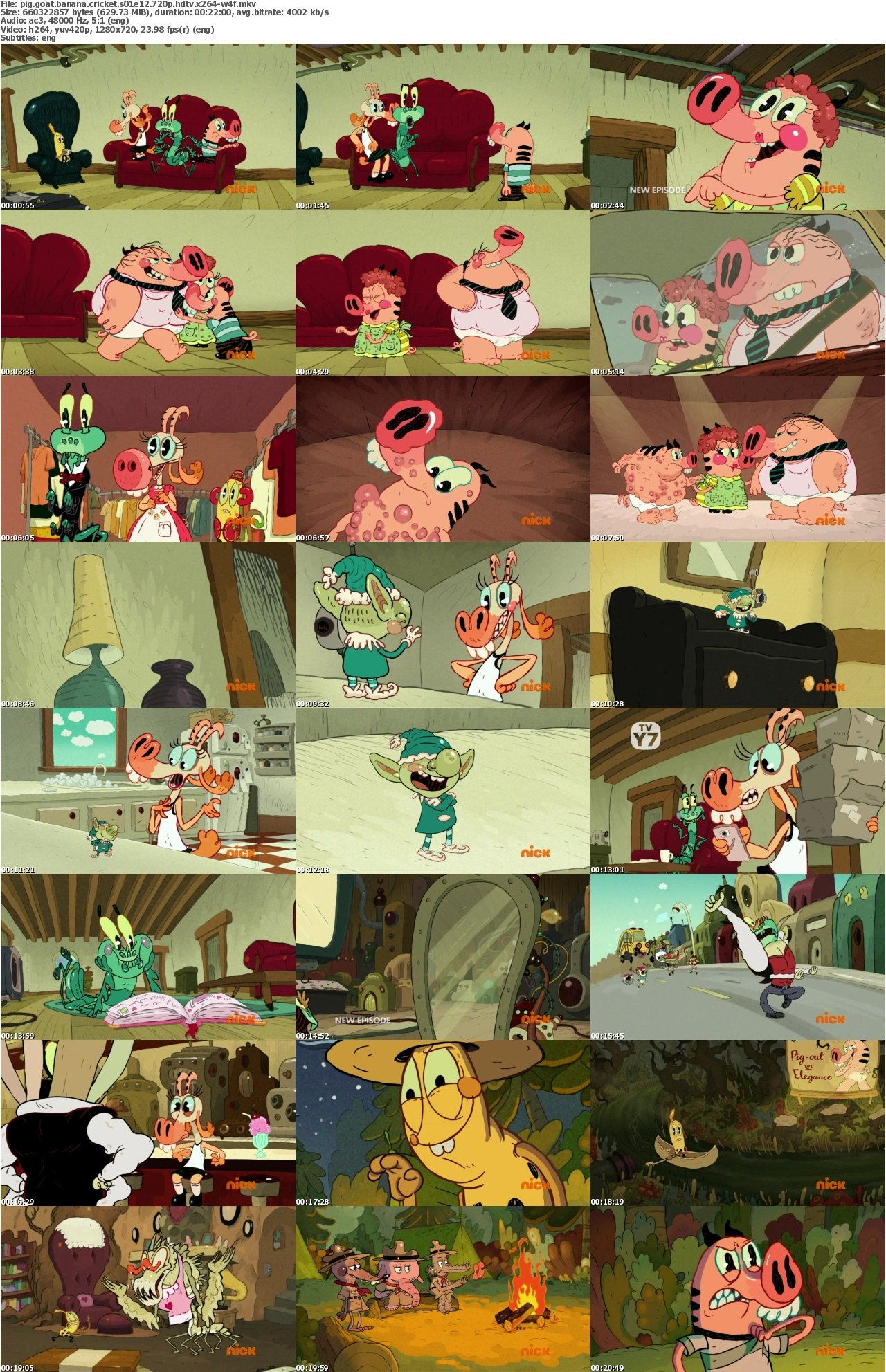 Pig Goat Banana Cricket S01E12 720p HDTV x264-W4F