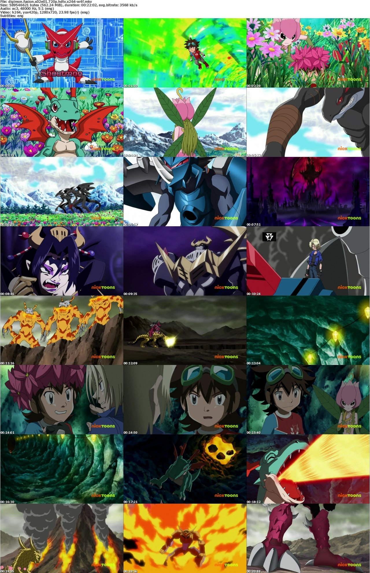 Digimon Fusion S02E01 720p HDTV x264-W4F
