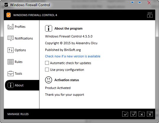 Windows Firewall Control v4.5.5.0 Multilingual