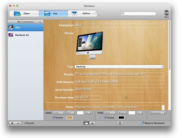 iDatabase 3.7 (Mac OS X)