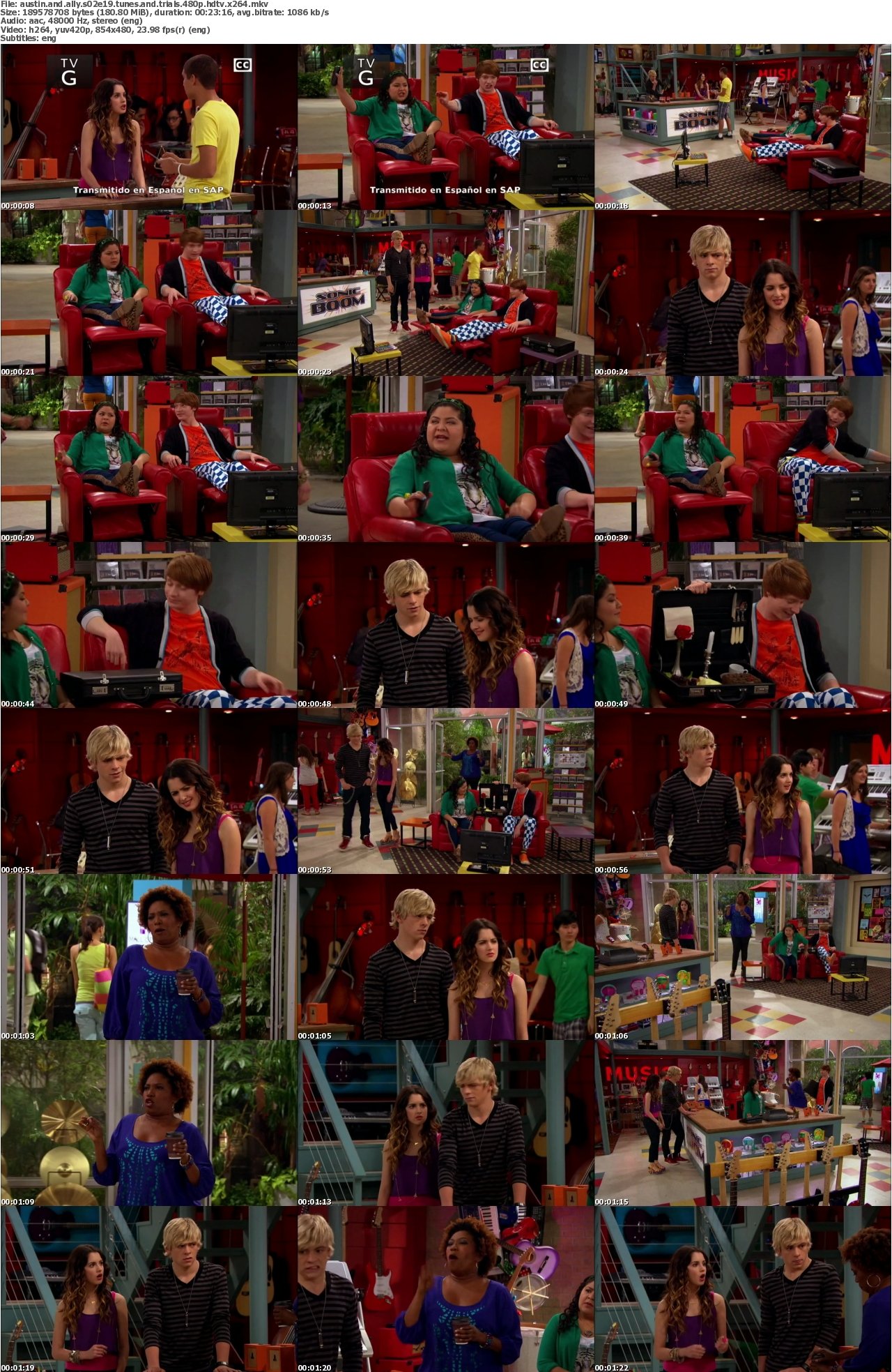 Austin and Ally S02E19 Tunes and Trials 480p HDTV x264