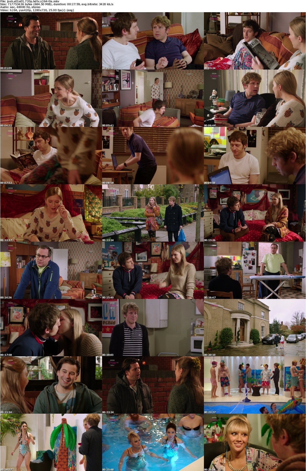 Josh S01E01 720p HDTV x264-TLA
