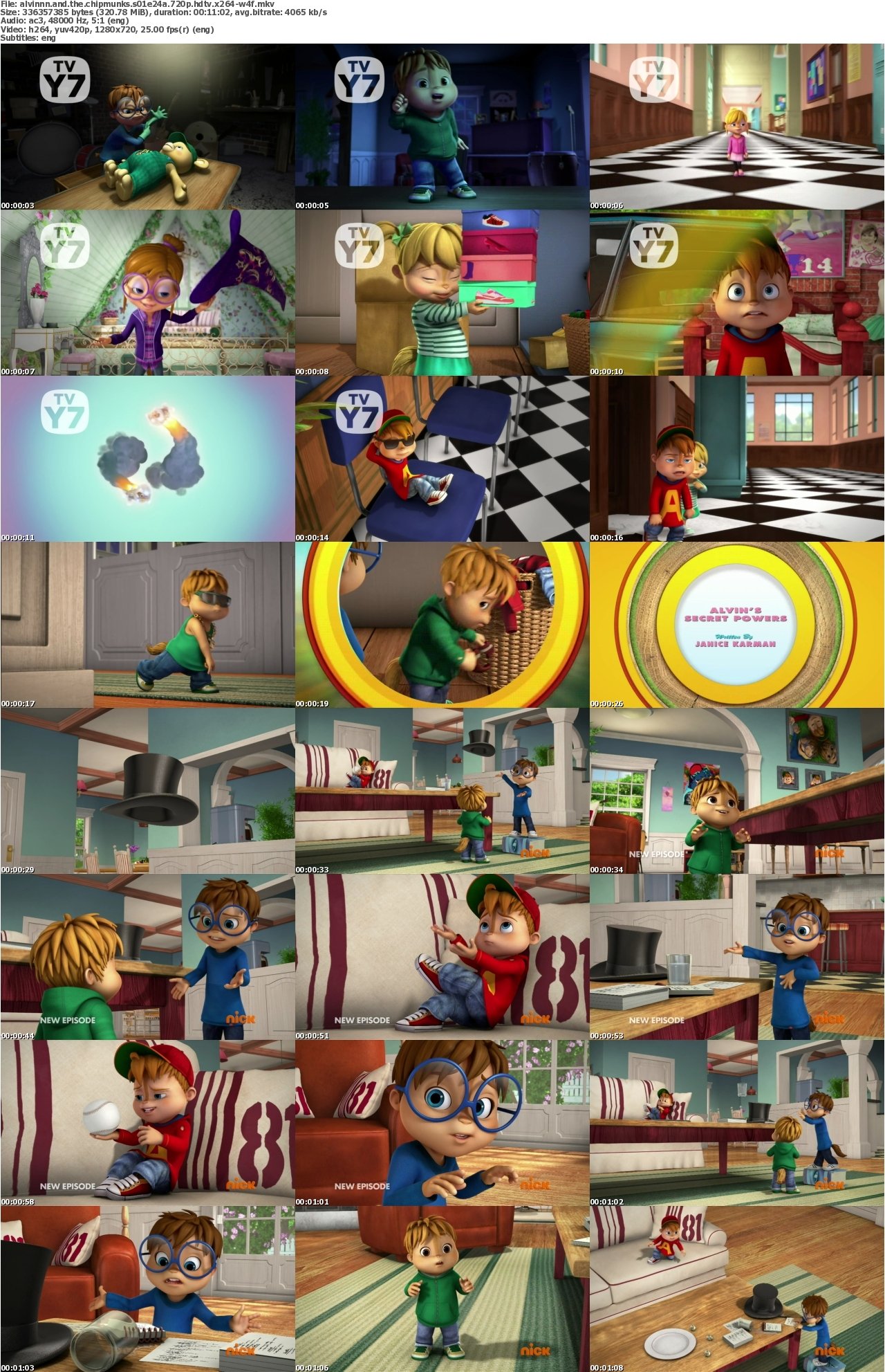 Alvinnn and the Chipmunks S01E24a 720p HDTV x264-W4F