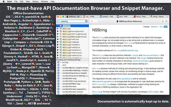 Dash 3.1.3 (Mac OS X)