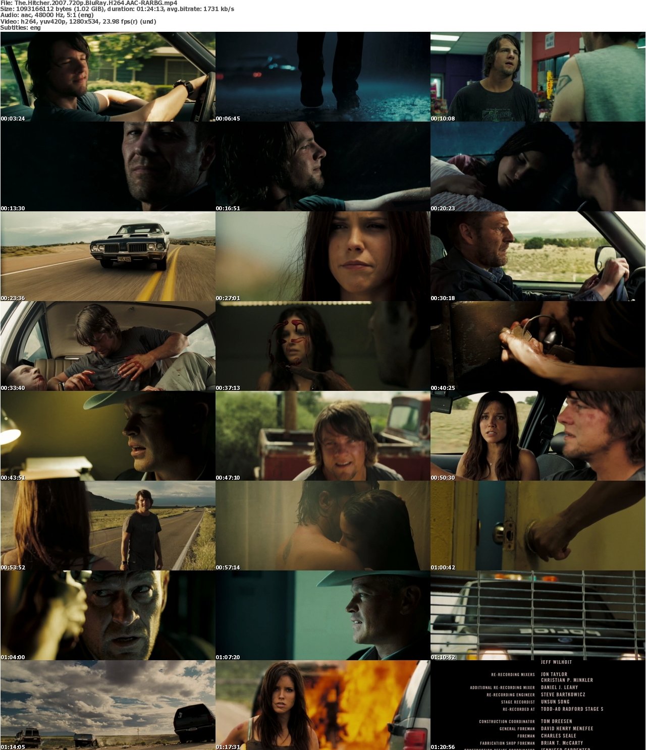 The Hitcher 2007 720p BluRay H264 AAC-RARBG
