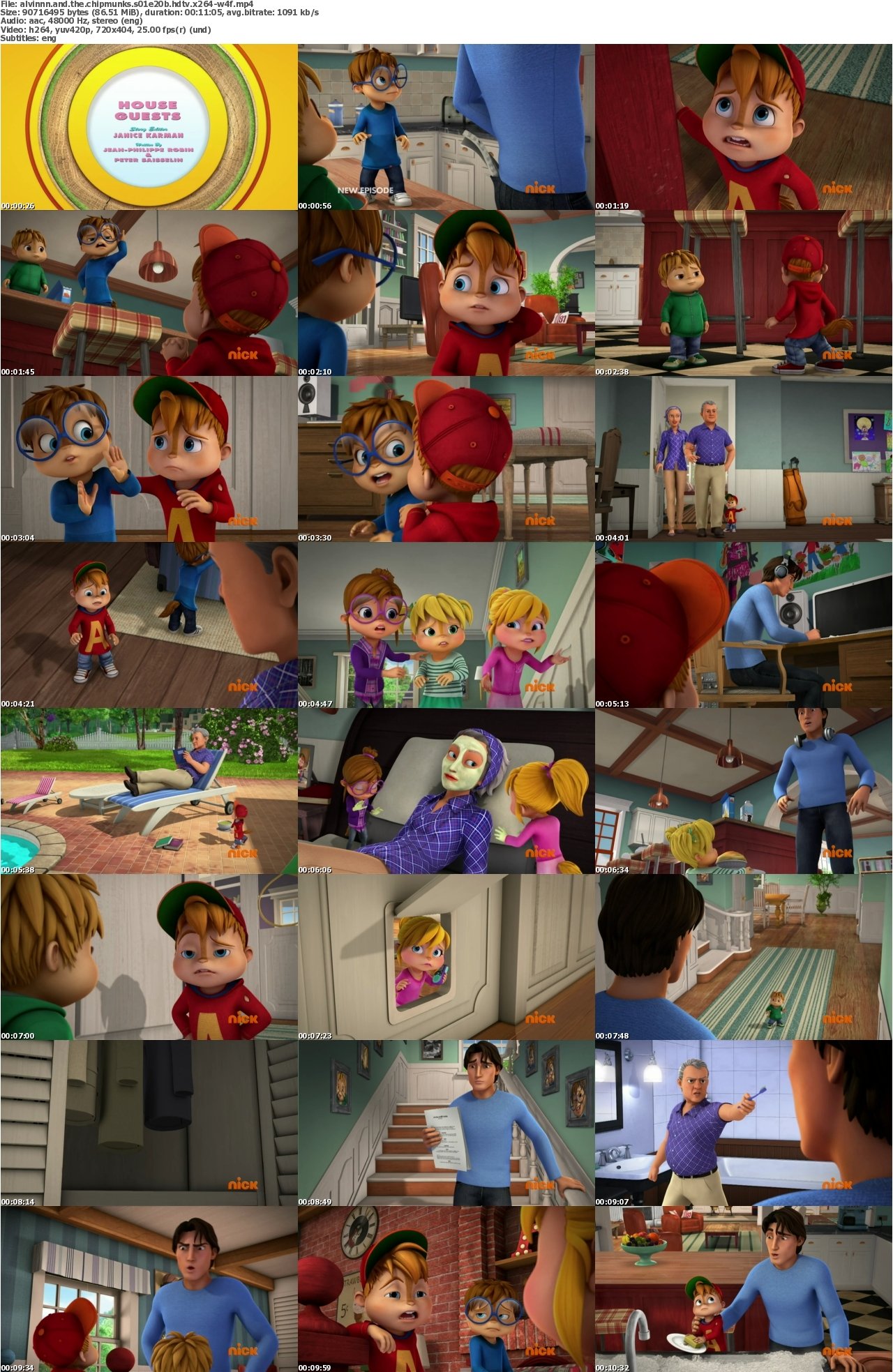 Alvinnn and the Chipmunks S01E20b HDTV x264-W4F