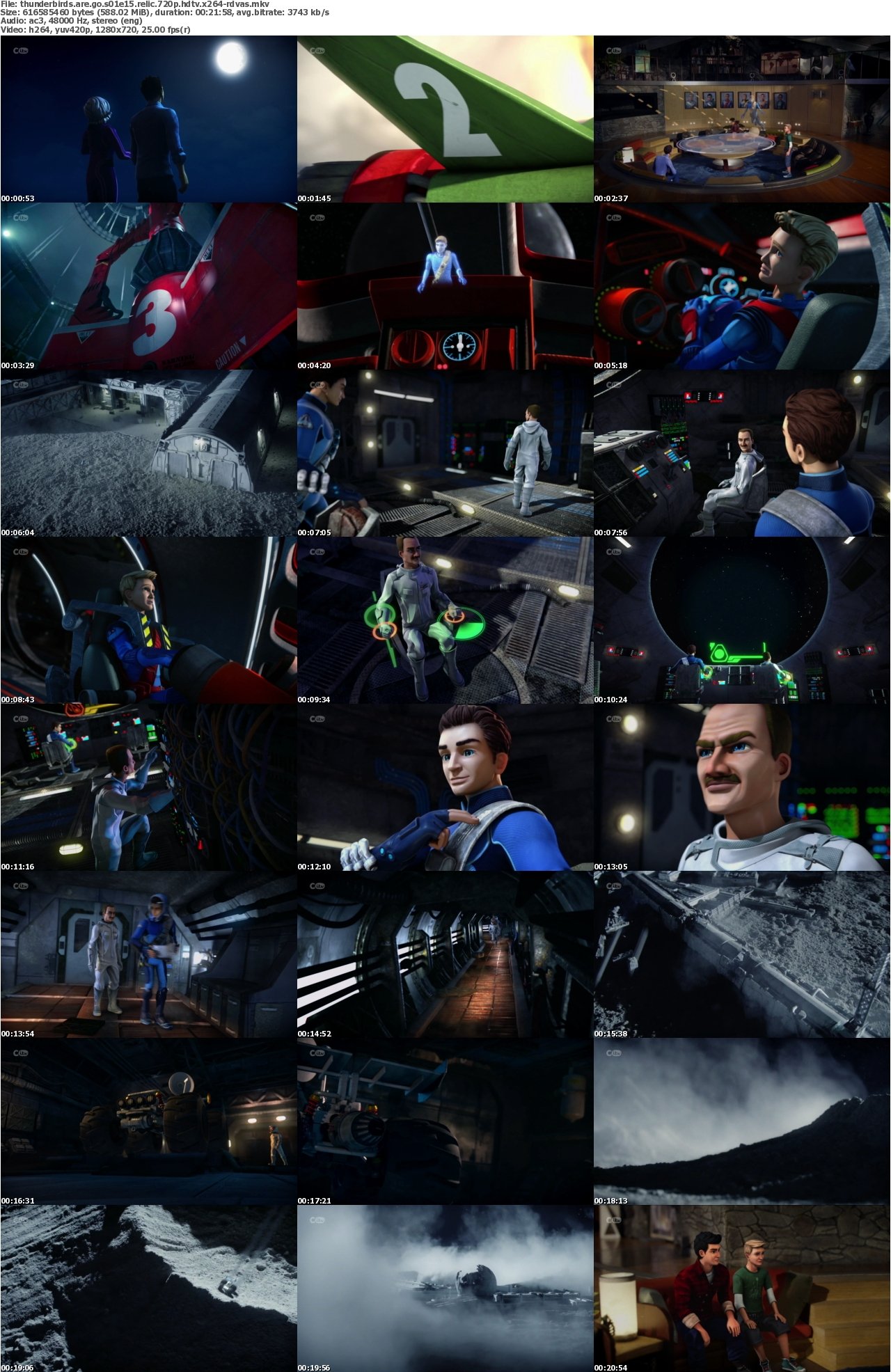 Thunderbirds Are Go S01E15 Relic iNTERNAL 720p HDTV x264-RDVAS