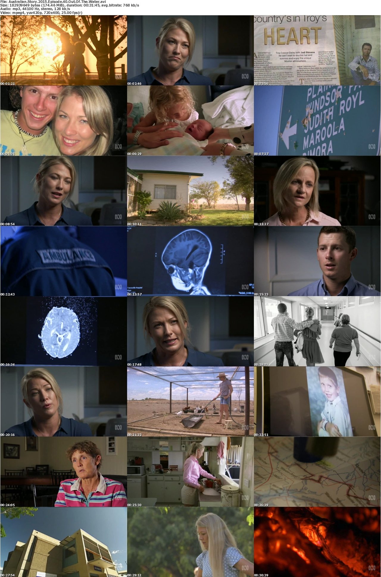 Australian Story 2015 Episode 40 Out Of The Water