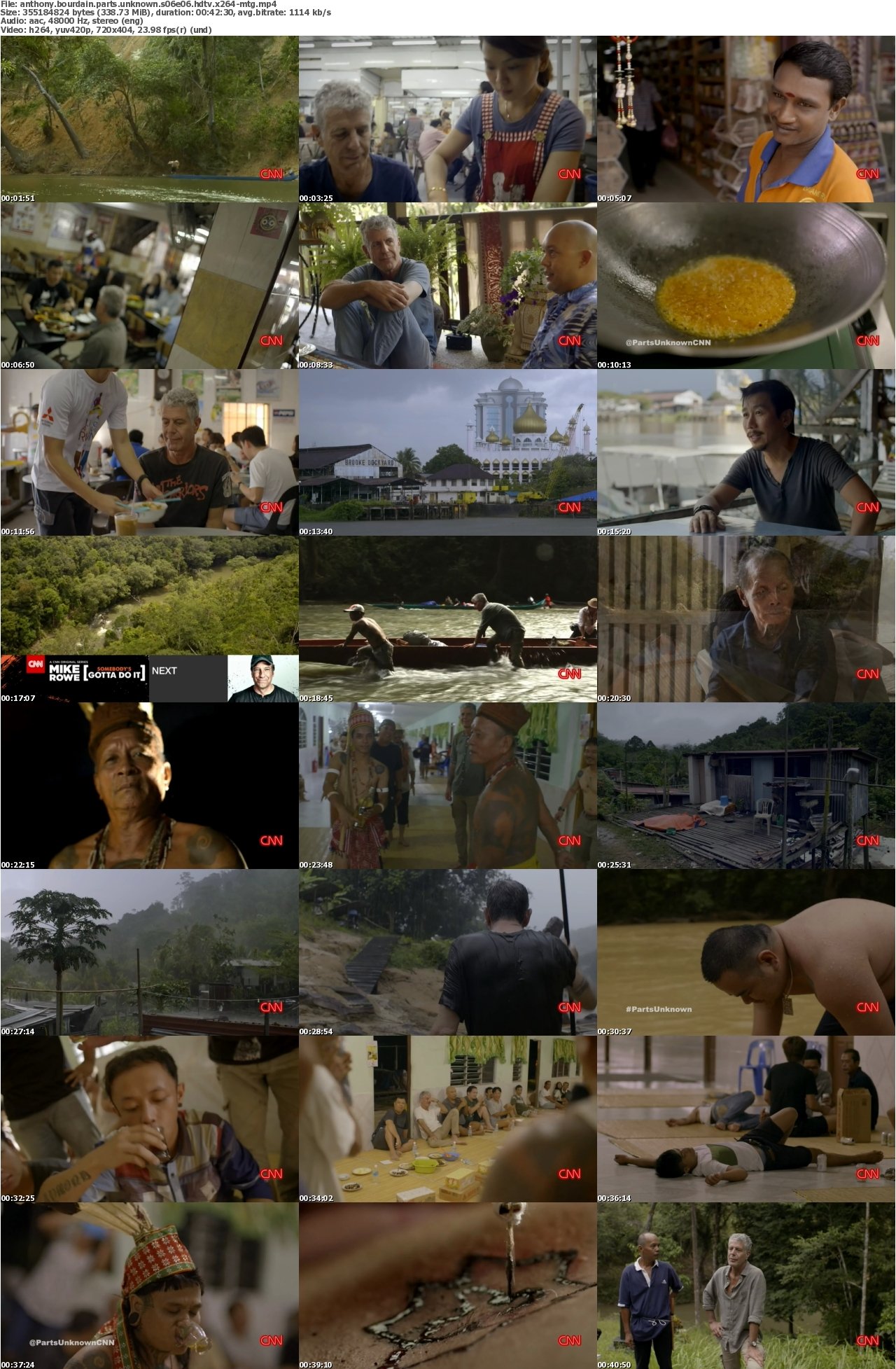 Anthony Bourdain Parts Unknown S06E06 Borneo HDTV x264-MiNDTHEGAP