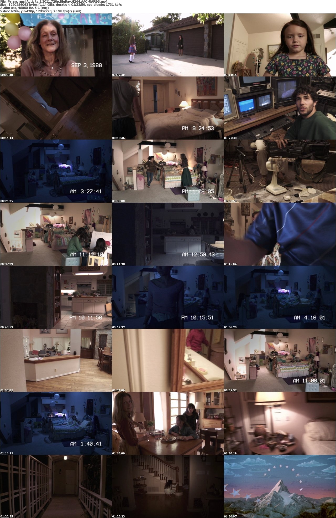 Paranormal Activity 3 2011 720p BluRay H264 AAC-RARBG