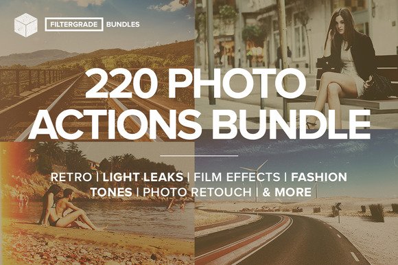 CreativeMarket - FilterGrade - 220 Actions Bundle