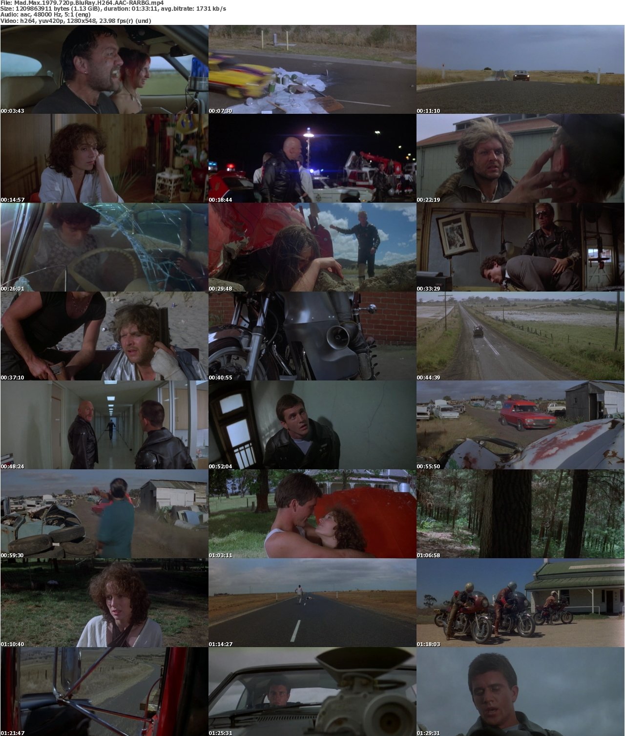 Mad Max 1979 720p BluRay H264 AAC-RARBG