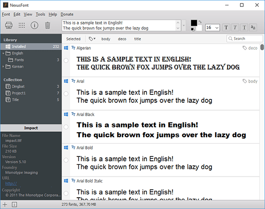 NexusFont 2.6.2.1870 + Portable