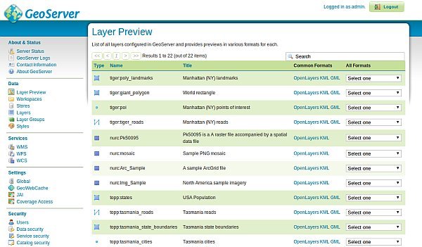 GeoServer 2.8.1 Stable + Portable