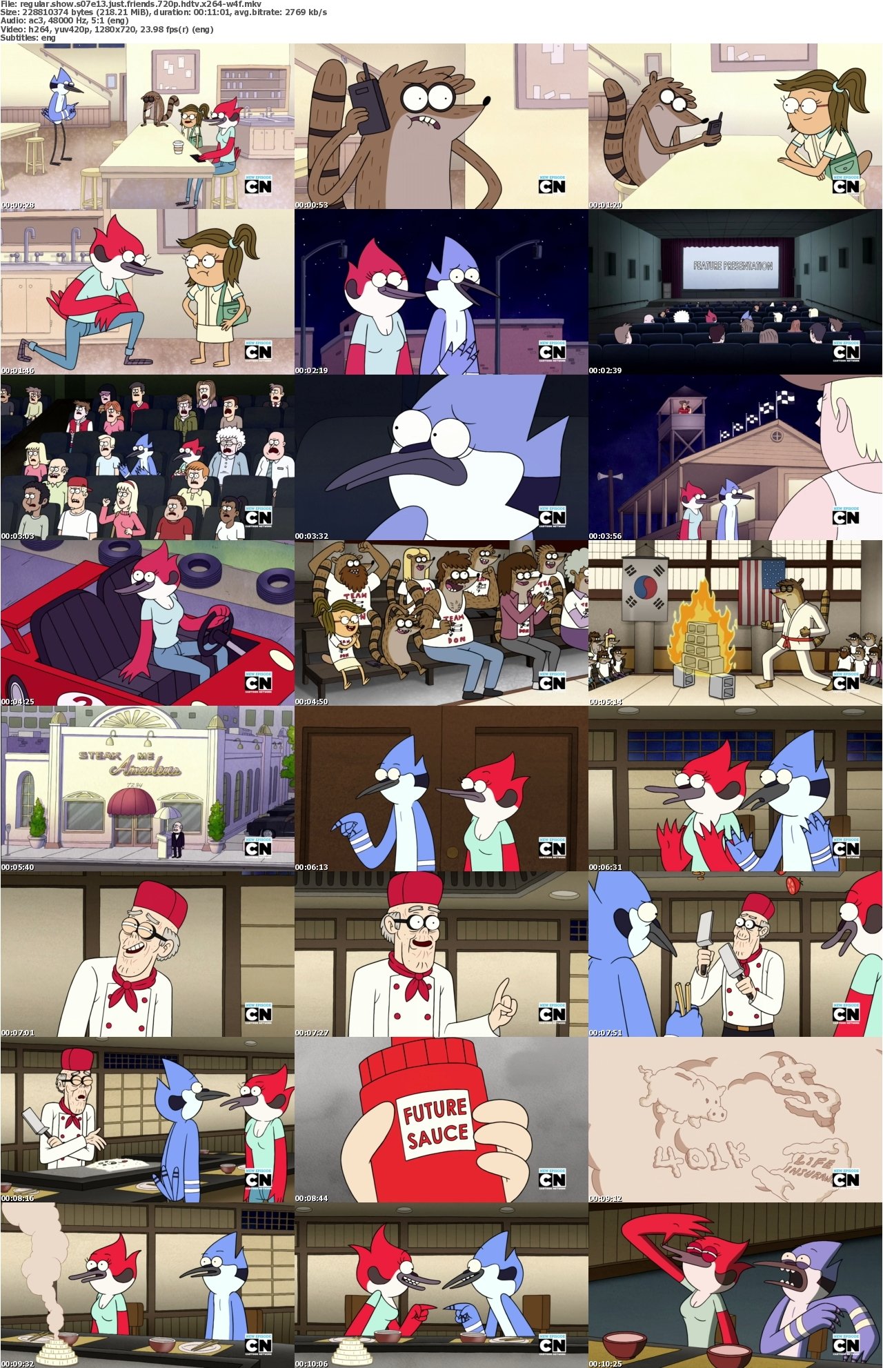 Regular Show S07E13 Just Friends 720p HDTV x264-W4F
