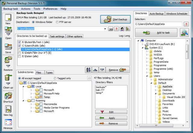 Personal Backup 5.7.3.6 Final (x86/x64) + Portable