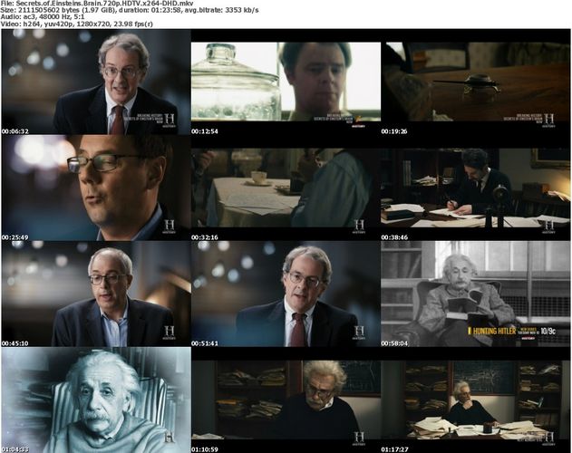Secrets of Einsteins Brain (2015) 720p HDTV x264-DHD