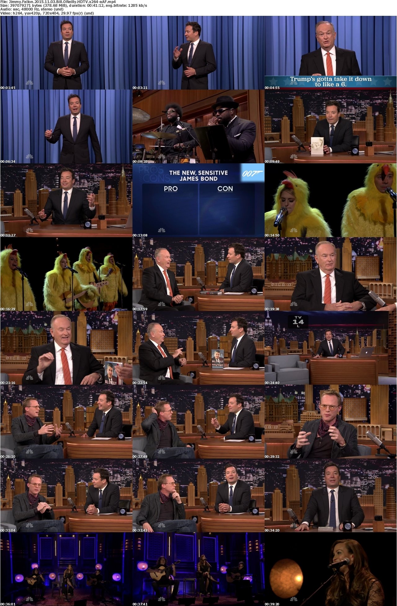 Jimmy Fallon 2015.11 03 Bill OReilly HDTV x264-aAF