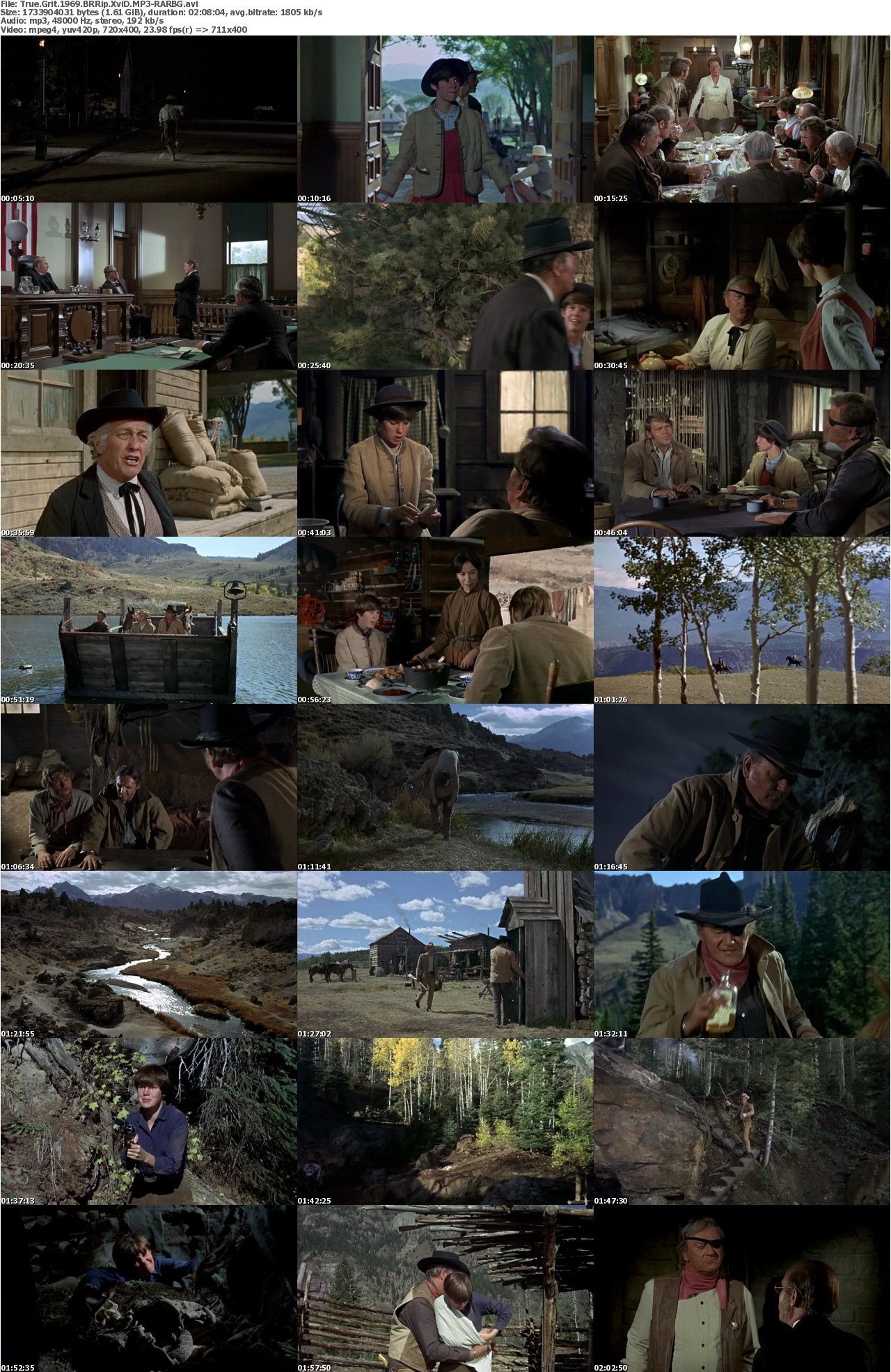 True Grit 1969 BRRip XviD MP3-RARBG