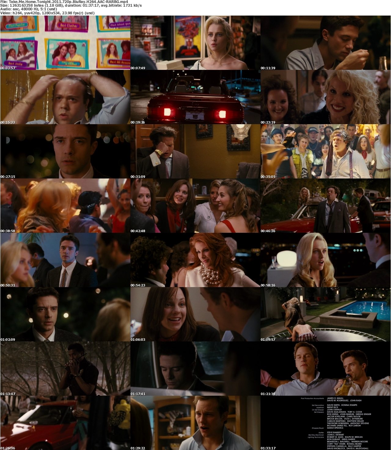 Take Me Home Tonight 2011 720p BluRay H264 AAC-RARBG