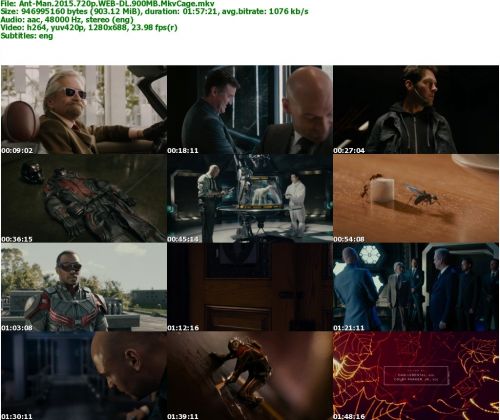 Ant-Man (2015) 720p WEB-DL 900MB – MkvCage