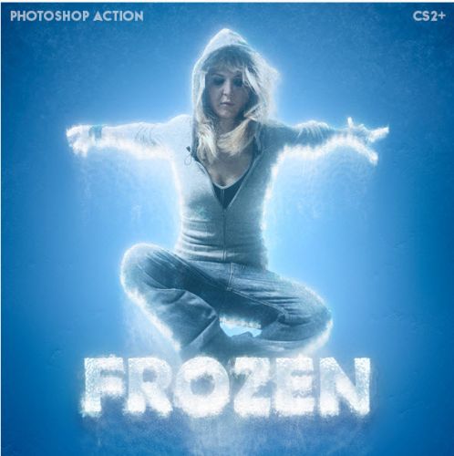 GraphicRiver - Frozen - Ice Photoshop action