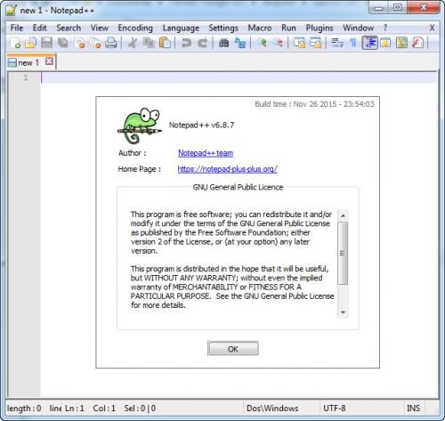 Notepad++ v6.8.7 Final + Portable