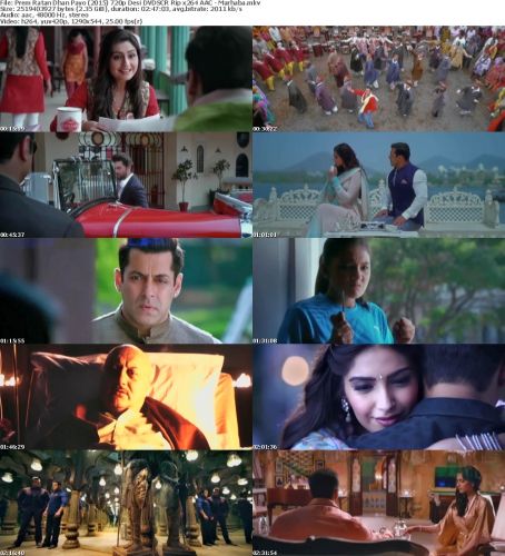 Prem Ratan Dhan Payo (2015) 720p Desi DVDSCR Rip x264 AAC Marhaba