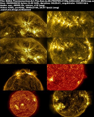 NASA - Thermonuclear Art: The Sun in 4K (2015) 2160p HDTV x264-MVGroup