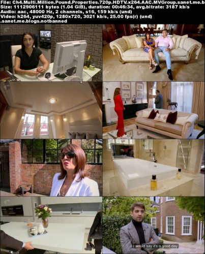 Channel 4 - Multi - Million Pound Properties (2015) 720p HDTV x264-MVGroup