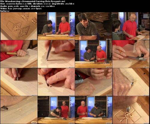 Woodcarving - 3 Ornamental Carving with Chris Pye