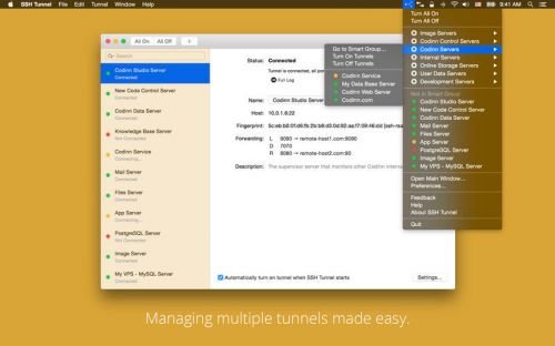 SSH Tunnel 15.11 MacOSX
