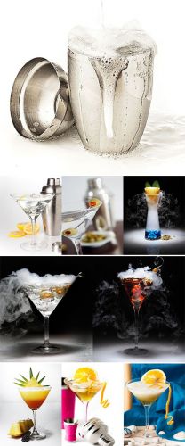 Stock+Image+Cocktail+shaker+and+cocktail+isolated+on+white