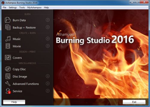 Ashampoo Burning Studio 2016 v16.0.0.17 Free