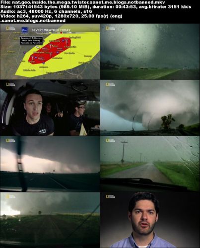 National Geographic - Inside the Mega Twister (2015) 720p HDTV x264-SQUEAK
