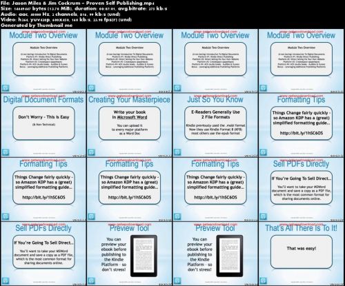 Jason Miles &amp; Jim Cockrum – Proven Self Publishing