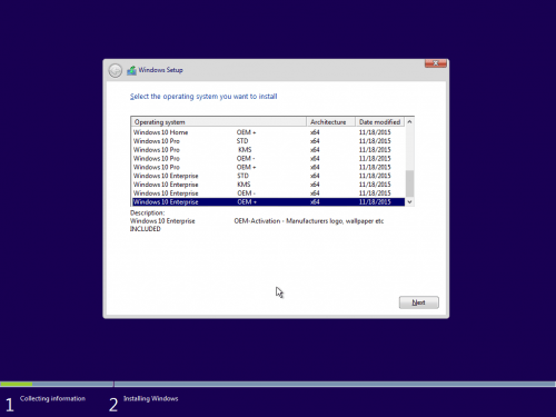 Windows 7 &amp; 10 X64 24in1 OEM ESD en-US Nov 2015
