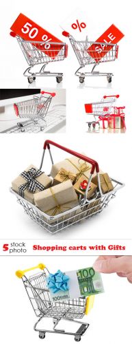 Photos+-+Shopping+carts+with+Gifts
