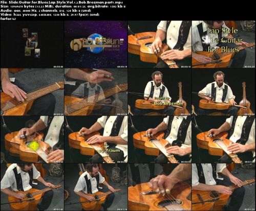 Slide Guitar for Blues - Lap Style with Bob Brozman (2 DVD-set)