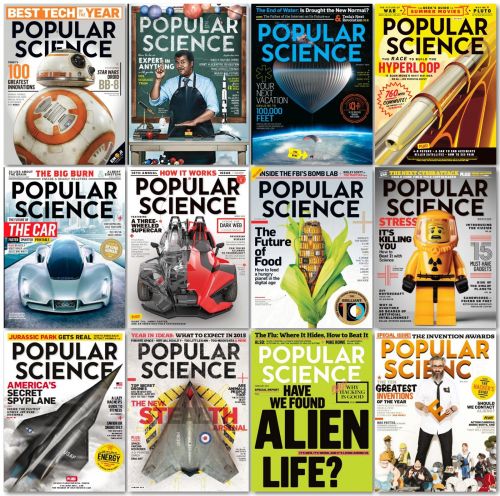 Popular Science USA - 2015 Full Year Issues Collection