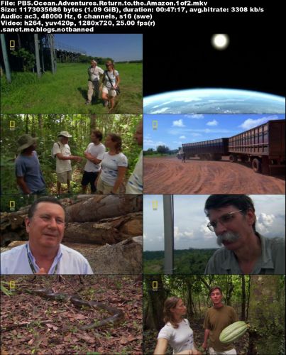PBS - Ocean Adventures: Return to the Amazon (2008) 720p HDTV x264-MVGroup
