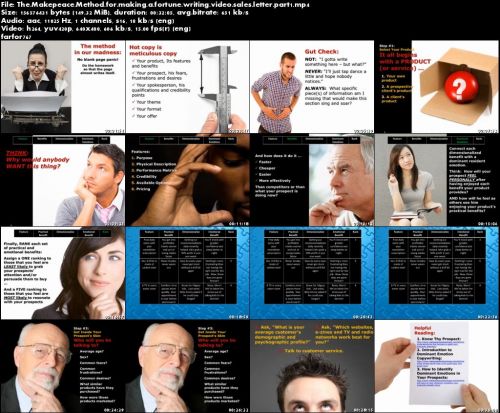 Clayton Makepeace - The Makepeace Method for Making a Fortune Writing Video Sales Letter