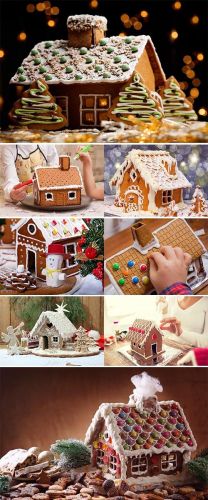 Stock+Image+Gingerbread+house